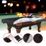 풀 테이블 커버, 210D 옥스포드 패브릭 당구 테이블 커버, PU 코팅 실버, 방수 및 방진 기능, 스누커 테이블 및 당구 클럽(그린, 7피트)에... 