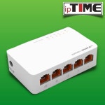 ipTIME H8005R 5포트 기가 스위칭허브 스위치허브 인터넷 랜 선 분배기 (H8005 H7005 H6005 H5005 후속) : 애플준웍스