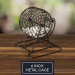 로얄 빙고, 성인, 시니어 및 가족을 위한 빙고 게임 세트 공급 - 케이지가 있는 빙고 볼과 슬라이딩 윈도우가 있는 빙고 카드 - 셔터 카드 롤러... 