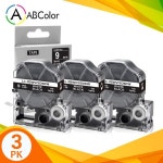 엡손 킹 짐 SD9KW LK-3BWV 대 한 3PK 9mm 테이프 LW-300 레이블 메이커에 블랙에 흰색 : seowonglobal01