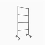 옷걸이 정리대 피팅룸 타공판 공간 원룸 철제 틈새 반납 사다리 옷방 의류매장 이동식 해외 1 스텐 수납 선반 길이 50 폭 40 높이 : 줄리엣럭스