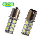 100pcs S25 1156 led BA15S P21W bay15d 18 SMD 5050 LED 자동 신호 역방향 조명, 빨간색 노란색 12V : 세령무역9