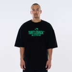터틀백 짐웨어 오버핏 반팔 고투더앤드 티셔츠 블랙 : 터틀백 TurtleBack
