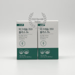 마그네슘350 고함량 눈떨림 눈꺼풀떨림 근육경련 쥐내림 약국 건강기능식품 90정, 2개 : 건강기능식품백화점