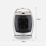 겨울난방기구 사무실PTC온풍기 소형전기난로 바람회전조절 : 베베글로리