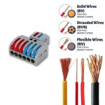 SPL-62 SPL-42 범용 와이어 및 케이블 커넥터, 푸시인 터미널 블록, 28-12AWG 용 퀵 와이어 커넥터, SPL-1, 2, 3, 4/5 SPL-84 : Soy-store