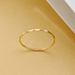 14K 18K 데일리 컷팅 반지 (5type) / 열손가락 레이어드 가드링 우정링 열송이 : 비앤비골드