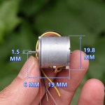 12V 24V NMB SMP20 C 스테핑 2상 4선 강력한 자기 로터 1 5mm 샤프트 19 8 : 인터내셔널바잉
