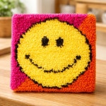 스킬자수세트 DIY 래치훅 매트 러그 만들기 밑그림포함 추억 취미 스킬자수 미니 스마일 : 101도