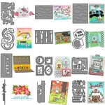 미니 사진 액자 스노우 글로브 장면은 DIY 카드 제작을 위한 금속 절단 다이 엠보싱 추가합니다. 스크랩북 공예 품 : 올스토어13