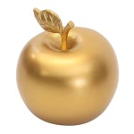 황금 사과 모형 복숭아 금색 개업 1개 과일 음식 카페 북유럽 : 미리내쇼핑샵