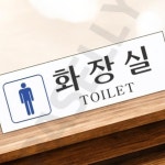 화장실남성입구 남자화장실 3950 250x80 개 1개입 : 다싸넷