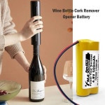 무선 와인 병 코르크 리무버 오프너 배터리 충전식 셀 Ni-Cd 500mAh  2/3AA4SH 4.8V : 세움트레이딩