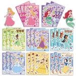 8/1/24장 귀여운 공주 퍼즐 스티커 카와이 얼굴 만들기 데칼 DIY 조립 교육 장난감 선물 : 올스토어6