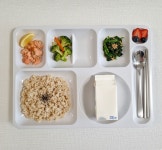 국산 사각 수저4찬 PC 식판 배식판 병원 단체급식 요양원 다이어트 성인 SKCAMEL : 일등그릇