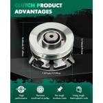 SCITOO 전기 PTO 클러치 AM119683 워너용 호환 5217-35, 5217-6, 5217-7, 5217-9; 존 디어용 AM119683; EXMARK/ 토로용 104-3 : 소소글로