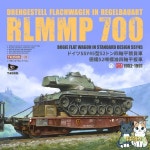 군 모델 독일 52T Bogie Flat Wagon RlMMP 700(SSY451952-1991)-1차 배치  목재 데크 1/35 TK3508 : 쿠쿠스토어10
