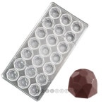 (벨기에) 전문가용 초콜릿 pc 몰드 (크리스탈) : 핑크MOON샵