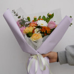 (플라워팜팜) 봄 에디션 졸업식 꽃다발 생화꽃다발 생화 : 플라워팜팜