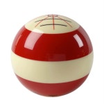 AGIEG Standard Pool Billiard Pro 훈련 볼 170g(6온스) (레드) 연습 볼, 큐 컵 도트 포함, 6개 레드 6.4cm(2-1/4인치) red : 모던진아792
