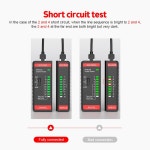 케이블 테스터 RJ14 RJ11 RJ45 네트워크 라인 전화 UTP 파인더 네트워 RJ12 : 케이상사마켓