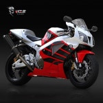 MZS 모터사이클 미러 후방 뷰 조정 가능한 블랙 색상은 CBR 600 F4i RC51 99-06 / CBR600RR 03-19 / CBR900R 98-99 / CBR929R 00... 