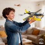 코지 부시 시티 비행기 빌딩 블록 세트, 교통, 민간 항공, 구조 및 관광용 모델 키트, 수상기 컬렉션, 8세 이상 소년의 생일 (739PCS) : 미소바잉86