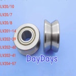 LV20/10 LV20/7 LV20/8 LV201-14 LV202-39 LV202-40 LV202-41 LV204-57 V 홈 볼 베어링 트레인 워킹 가이드 레일 베어링 : 분당플렉스1