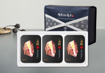 안동누리한우 1등급 한우 등심 선물세트 1호 1.2kg 설 추석 명절선물 소고기 3구세트 등심 구이용 : 브랜드 센스
