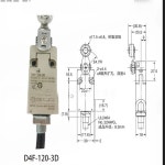 원래 밀봉 방수 여행 리미트 스위치 D4F 120 3D 202 3R102 1R 320 : 게이지마트31