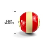 스콧 에드워드 당구 큐볼 미국 풀용 스탠다드 테이블 연습용 공 8개 지름 57.2mm/2.25인치 당구 액세서리 클립온 큐볼 케이스 볼 가방 휴대용... 