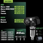 사전 프로그래밍된 TPMS 315Mhz는 GMC 시에라 07 19 와 호환되지만 1500 / 2500 유콘 20 테레인 10 뷰익 앙코르 13 22 엔클레이브 08 17... 