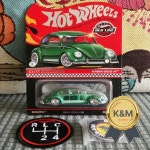 새로운  핫휠 Rlc 1/64 카와-벅-A 49 폭스바겐 비틀 시뮬레이션 모델 장난감 자동차 수집품 데스크탑 장식 소년 휴일 선물 : 또또shop