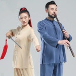 Kun Master 무술 유니폼 두꺼운 쿵푸 원피스 우슈 의류 태극권 의류 남녀 공용 여러 가지 빛깔의 새로운 스타일 : 프레시스타일몰