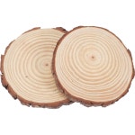 CIMAXIC 정원 디딤돌 야외 산책로 나무 통나무 2개 장식 : H글로벌3