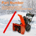 SHOWINGO 780022 00271459 ST7524E 스크레이퍼 ST8 블레이드 ARIENS ST624E 24인치 ST724E 61CM 제설기 교체용 : 다섯봉지1