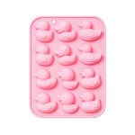 덕 캐비티 몰드 베이킹 만들기 12 페이스트리 케이크 장식 실리콘 퐁당 논스틱 컵케이크 초콜릿 A : 유카리프1