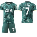 24 25 써드 토트넘유니폼 그린 성인 반팔 No 어웨이 세트 2425홈 메디슨 축구 1 토트넘 긴팔 7번 XS : 이모션 세븐
