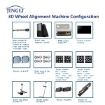 자동차 앞바퀴 4륜 위치 조정 3D 휠 얼라인먼트 기계 판매용 풀세트 : 투에인코퍼레이션