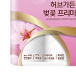 깨끗한나라 허브가든 벚꽃 프리미엄 3겹 28m 30롤 : 건우프렌즈