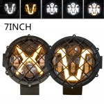 자동차 LED 작업등 바 주행등 지프 오프로드 보트 트랙터 4x4 SUV ATV 스포트라이트 12 V 24V 7 인치 : 트레이드셀66