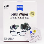 자이스 렌즈와이프 200매+12매 카메라 액정 클리너 일회용 안경닦이티슈 : 렌즈닦이소녀