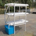 티루스 수경 재배 시스템 108개 식물 부지 3겹 12개 식품 등급 PVC-U 파이프 가드닝 키트 워터 펌프 타이머 둥지 바구니 및 잎채소용... 