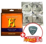 명품사운드 H 경남 우쿨렐레줄 HU-08세트 우쿠렐레 스트링(4현) 2개이상 구매시 우쿨렐레줄1세트+가죽피크 : 오디션기타