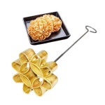 연꽃 메이커 꽃 황동 태국식 쿠키 4.13인치 바삭한 (대형) 해바라기 몰드 비스킷 독족 : 유카리프1