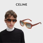 셀린느 프레임 62 아세테이트 선글라스 오렌지 4S336CPLB.20GO : 아보렐