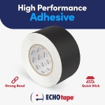 에코테이프 FS-G7735 | 올웨더 램텍 WMP-10 / 블랙 컨트랙터 페이싱 날씨 테이프 금속 아크릴 건축 및 단열 수리 PSK 50야드 x 2.83인치 추운... 