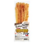 네츄럴이엑스 칠면조힘줄 국내산 강아지 수제간식 칠면조스트립, 70g, 1개 : 이보개