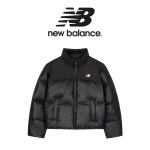 [국내백화점] 뉴발란스 패딩 WOMEN 액티브 숏 다운 글로시블랙 : SM팩토리아울렛