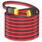 6m 3m 1.5m 12AWG XT60 암컷-수컷 케이블 (Anker SOLIX ALLPOWERS R600 Ecoflow River Delta Wave 등 호환) 태양광 발전소 : 안루시